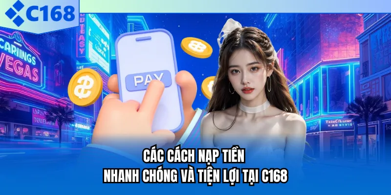 Các bước thực hiện nạp tiền C168 dễ dàng